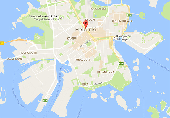 Helsinki map