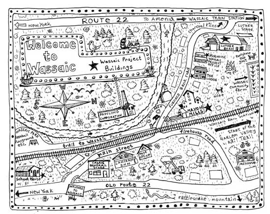 Wassaic Project Map